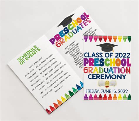 Pre-K Graduation Program Templates 1