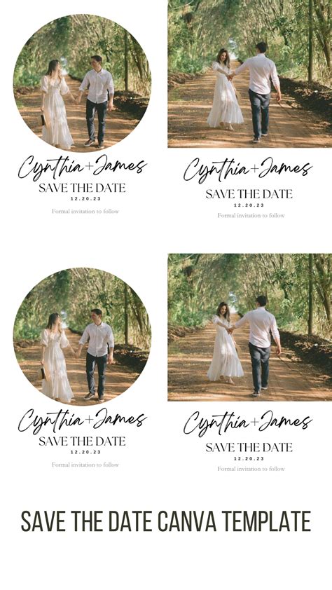 Pre-Made Save the Date Template Designs