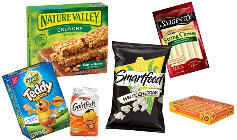 Pre-packaged snacks for convenient nutrition