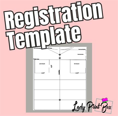 Pre Registration Template Tips