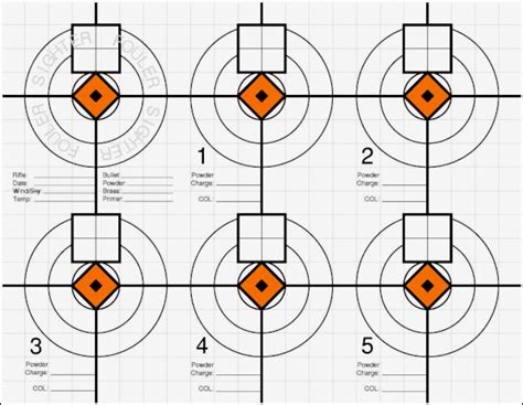 Precision Practice Targets for Shooting