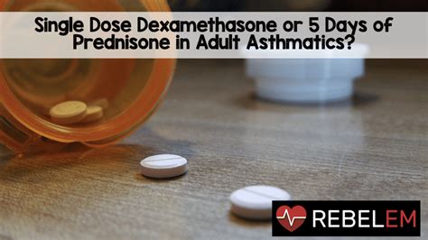 Prednisone for asthma