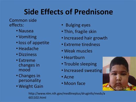 Prednisone Side Effects