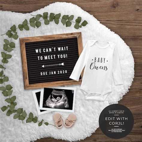 Pregnancy Announcement Template Download