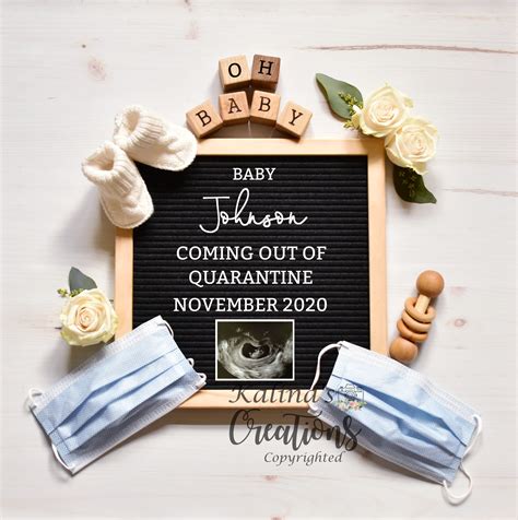 Digital Pregnancy Announcement Template