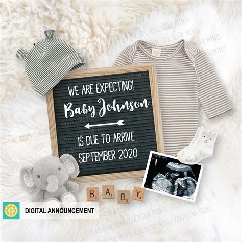 Pregnancy Announcement Templates for Instagram