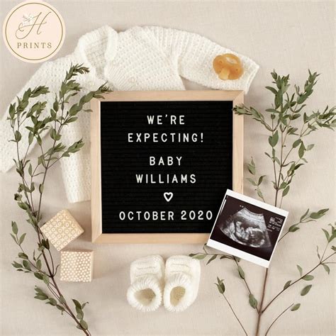 Pregnancy Announcement Templates with Quotes