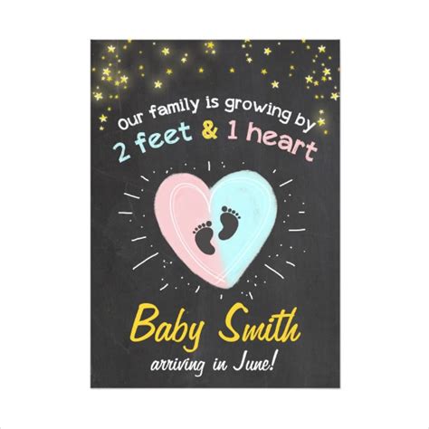 Pregnancy announcement templates word