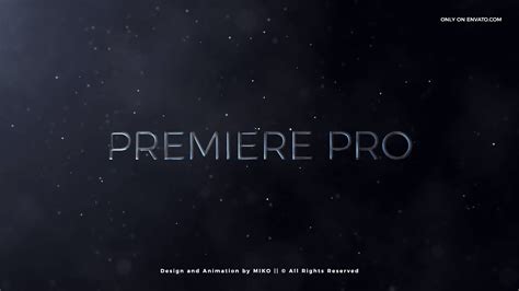 Premiere Intro Template Gallery 5