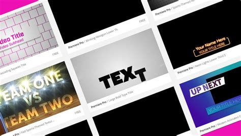 Premiere motion graphics template gallery image 10