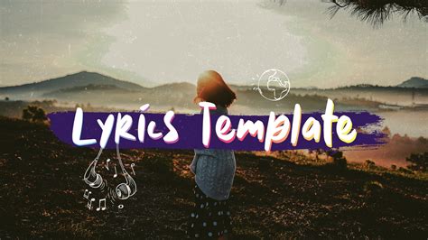 Premiere Pro Lyrics Template 1