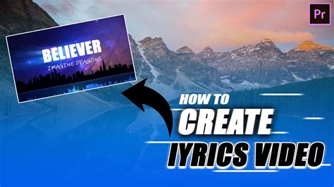 Premiere Pro Lyrics Template 3