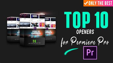 Types of Premiere Pro Opener Templates