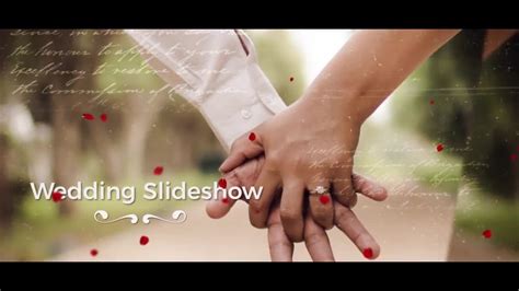 Premiere Pro Wedding Slideshow Template