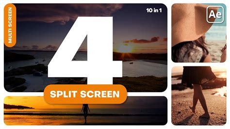 Premiere Pro split screen template