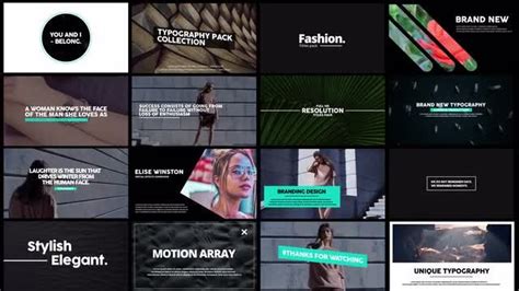 Premiere Pro Templates Motion Array Gallery