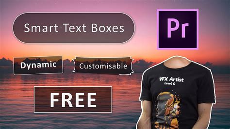 Premiere Pro Text Box Template 1