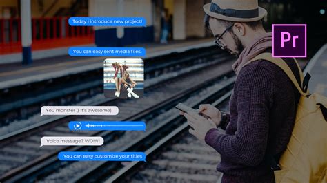 Premiere Pro text message templates for project management