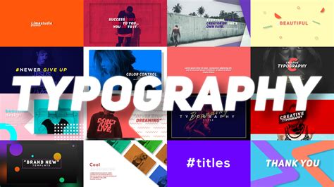 Premiere Pro Typography Template 1