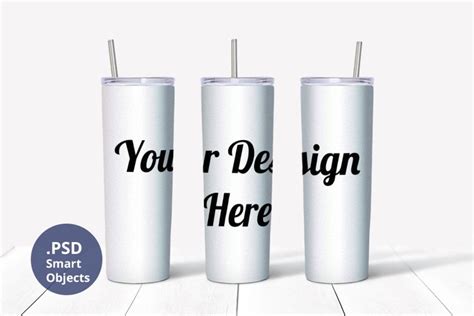 Premium Template Tumbler Mockup Design