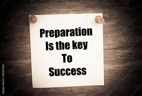 Preparation for Success