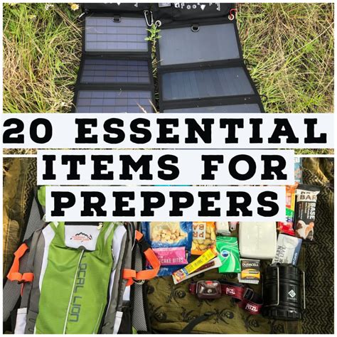 Prepper emergency food supplies