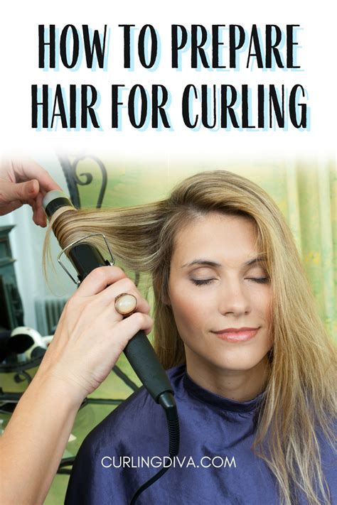 Prepping your hair for curling