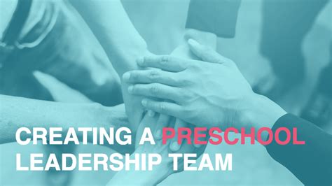 preschool leadership and governance