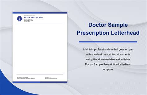 Prescription Template for Word