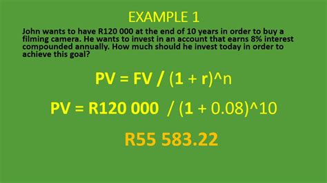 Present Value Lump Sum Formula FAQ