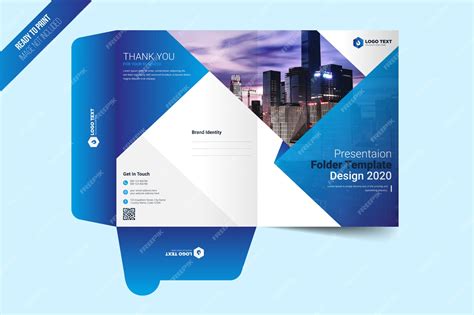 Presentation Folder Template Example