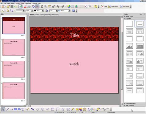 Presentation template