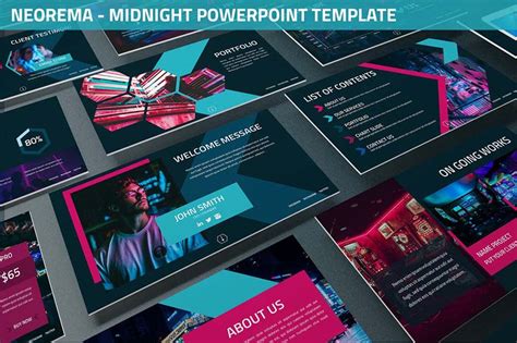 Presentation template with customization and flexibility options