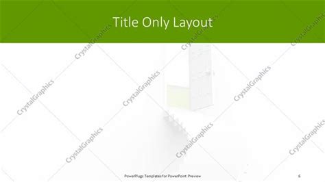 Presentation template with clear and readable fonts