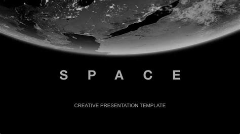 Presentation template with adequate white space and negative space