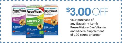 Preservision 2 promotions