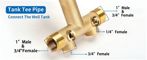 Pressure Tank Tee Sizes