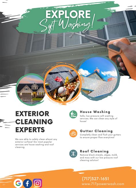 pressure washer flyer template