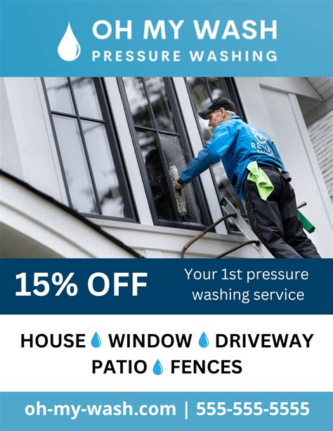 Pressure washing ad template example 10