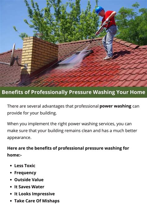 Pressure Washing Benefits