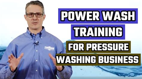 pressure washing employee training