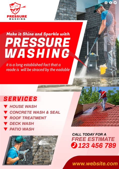 Pressure Washing Flyer Template Samples