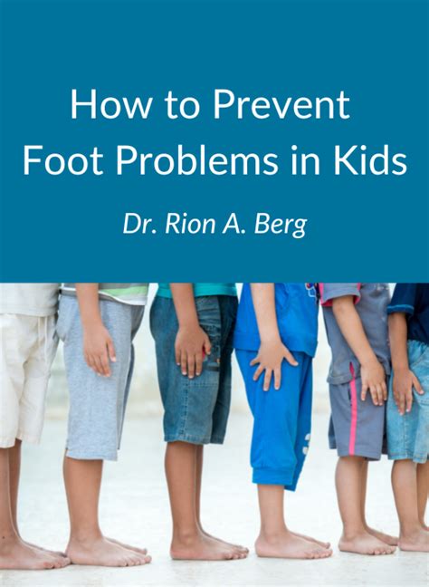 Preventing foot problems