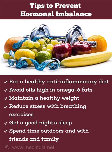 Description of Prevention and Management of Hormone Imbalance