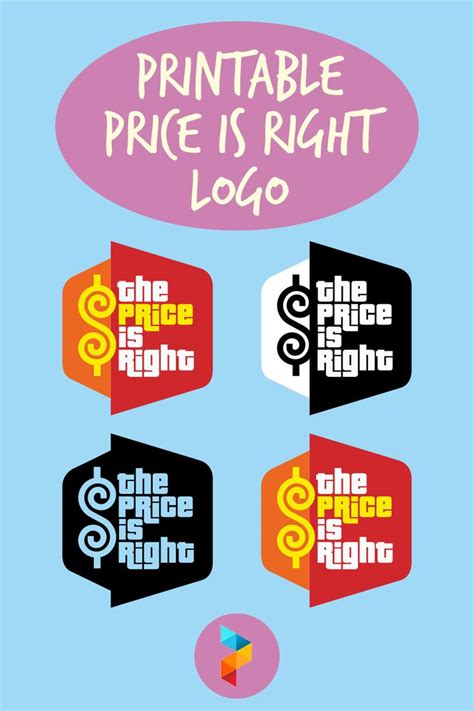 Price is Right Name Tag Templates for Groups