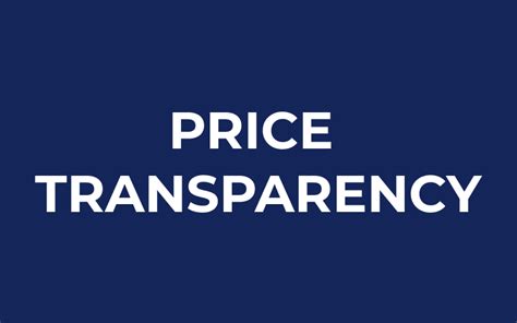 Price Transparency