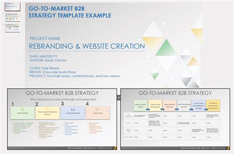 Pricing Strategy Go-to-Market Strategy Template