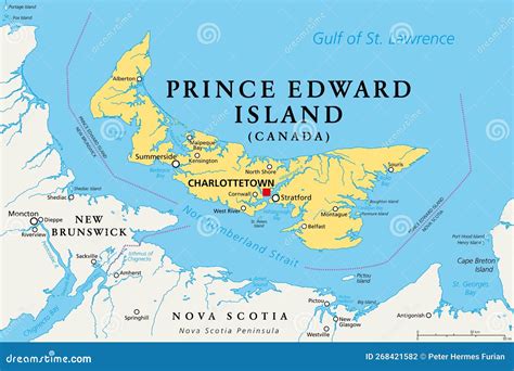 Map of Prince Edward Island