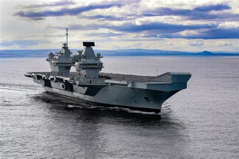 HMS Prince of Wales in dock