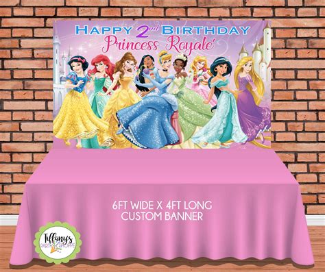 Princess Birthday Banner